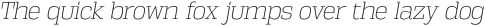 Vectipede ExtraLight Italic otf (200)
