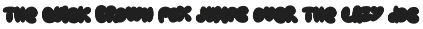 Bubble Graffiti Font preview