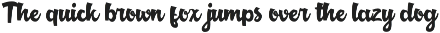Middle Class Script otf (400) Sample