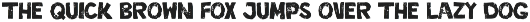 Pootato font - made from potatoes font preview