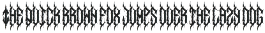 Snoserose | Black Metal Font Vol.7 font preview
