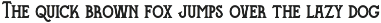 Bistro Font and graphics preview