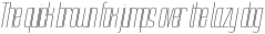 Bronex Thin Italic Expanded otf (100)