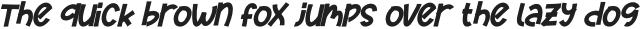 Happy Sushi Italic otf (400)
