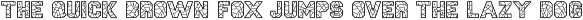 Mosaic OTF font preview