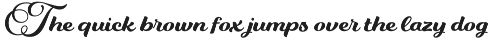 Winston Script font preview