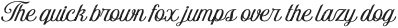 Bradford Script Aged otf (400) Sample