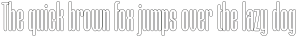 Bronkey Outline Regular otf (400) Sample