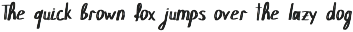 Chokle Handwritten Font font preview