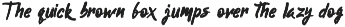 Mahenizar Brush Handwritten Font preview
