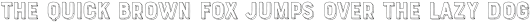 Bourton Hand Extrude Outline otf (400) Sample