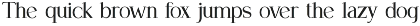 Mangolaine Elegant Serif Font preview