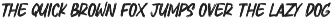 Brushfire - Textured Font preview