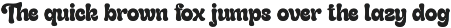 Gladolia - Chunky Groovy Font preview