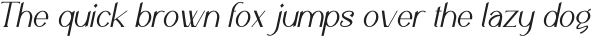 Meridian Italic otf (400) Sample