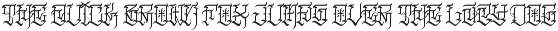 FURIA font preview