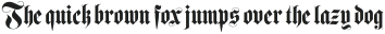 Luxus Gothic otf (400)