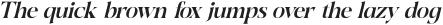 Quilge Italic otf (400)