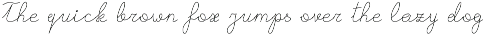 A Little House font preview
