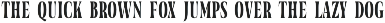 Zewyolk - Bold Condensed Display font preview