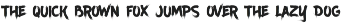 Ancherr Horror Brush Font preview