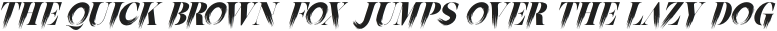 DRAMA GENRE BRUSH Regular Italic otf (400)