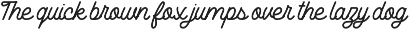Monoline Script - Font font preview