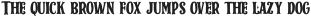Spark Plug Serif ttf (400) Sample