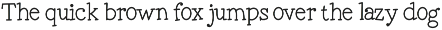 Knick Knack Typewriter Font preview
