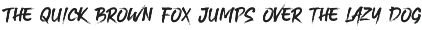 Blackshake custom brush font preview