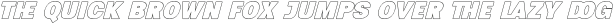 Hexos Outline Italic otf (400)