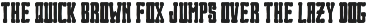 Rough Road - A versatile bold font! font preview
