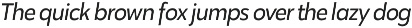 Karu -Serif with character preview