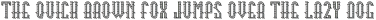 Imperial label typeface preview