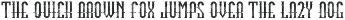 Imperial label typeface preview