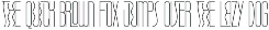 imagination - Condensed Font font preview