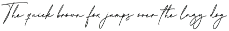 Modelista Signature Font preview