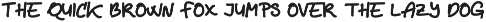 Citrus Shore - Playful Marker Font font preview