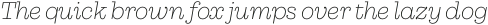 Lagom Ultralight Italic otf (300)