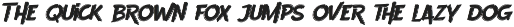 Booked - Rough Display Font preview