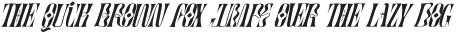 Artistic Condensed Italic otf (400)