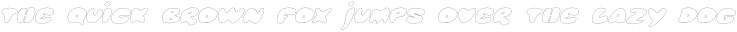 Glob Italic Outline otf (400)