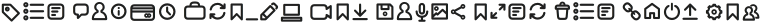 Arista Pro Icons otf (400) Sample
