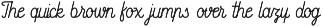 Sunderland - Smooth script font preview