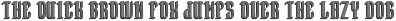 BourbonFont TextureShadow otf (400)