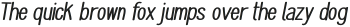 Phantôme Bold SmExp Italic ttf (700) Sample