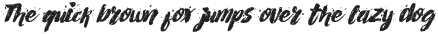 AlexDirty Slant Brush Font  Italic otf (400)