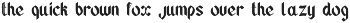 Oktoberfest. OTF gothic font. font preview