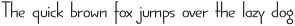 Jabana Wide Light otf (300) Sample