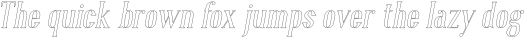 Aglow Outline Italic otf (400)